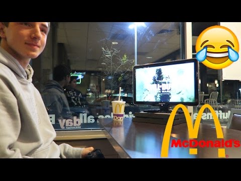 PLAYING MY PLAYSTATION IN MCDONALDS Kicked Out
