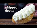 fresh RICOTTA from scratch plus whipped ricotta toast