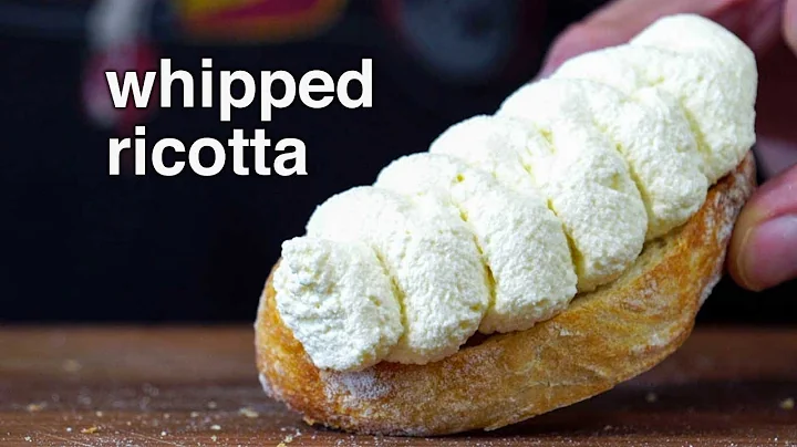 fresh RICOTTA from scratch plus whipped ricotta to...