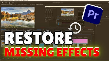 How to Restore Missing Effects in Premiere Pro 2025 | Easy Fix