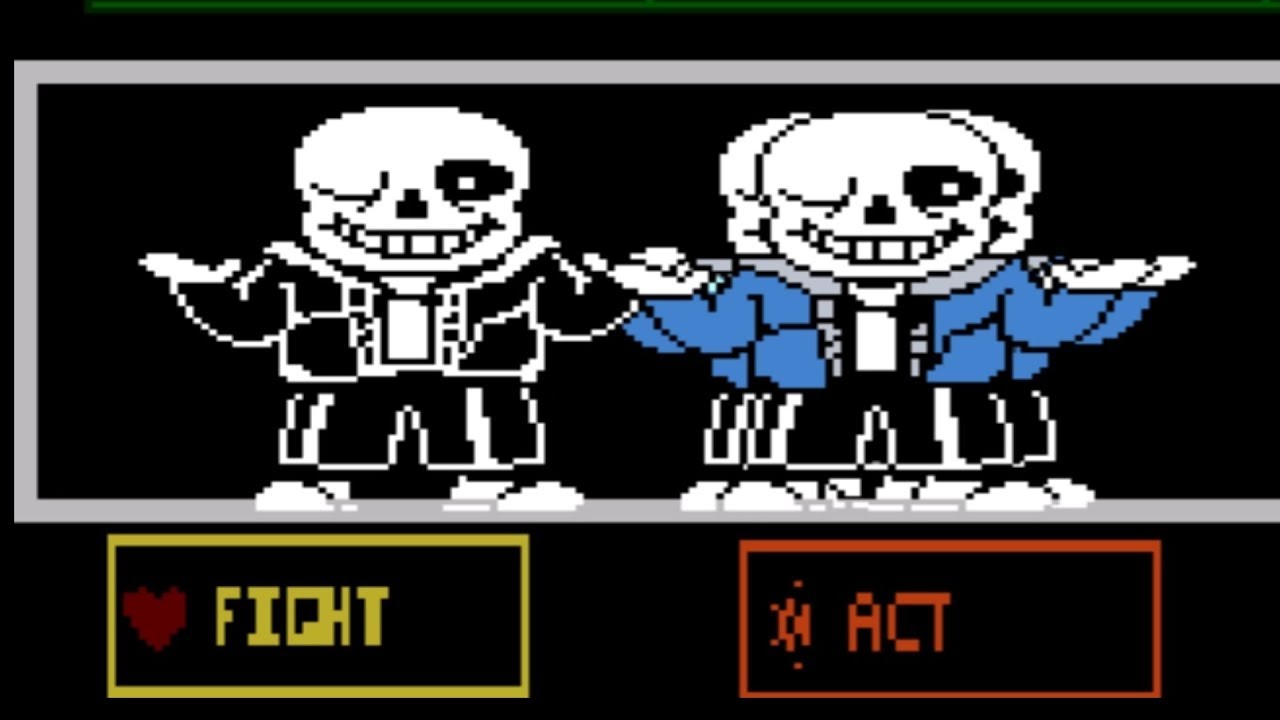 Let's Play Undertale Simulator - Sans Battle : 2 vs 1 