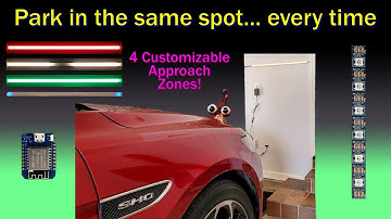 A New Parking Assistant using ESP8266 and WS2812b LEDs