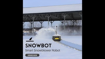 SNOWBOT - Smart Snowblower Robot is now available to purchase.