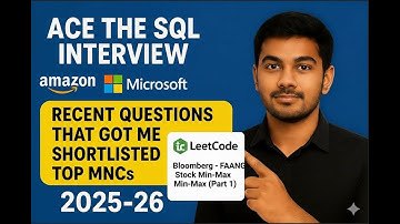 FAANG Stock Min-Max SQL SOLVED ✅ | LeetCode + Data Science #leetcodesql @DevVijayChauhan