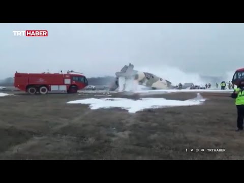 Kazakistan'da An-26 tipi askeri kargo uçağı düştü