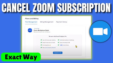 Hoe zeg ik mijn Zoom-abonnement op voor 2025? | Zoom-abonnement deactiveren