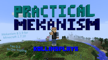 Practical Mekanism 3x Ore Processing - KollinsPlays Minecraft Mod Tutorial