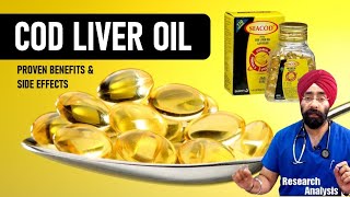 Cod Liver Oil : Proven Benefits & Side effects | Omega 3 + Vitamin A & D | Dr.Education Hin Eng screenshot 3