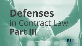 Defenses in Contract Law • Part III: Fraudulent Misrepresentation (Fraud) by Business Law Institute 2,508 views 3 years ago 4 minutes, 13 seconds