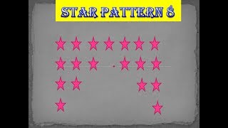 Star pattern 8 in easy logic //in c++ codes //in 1  min logic