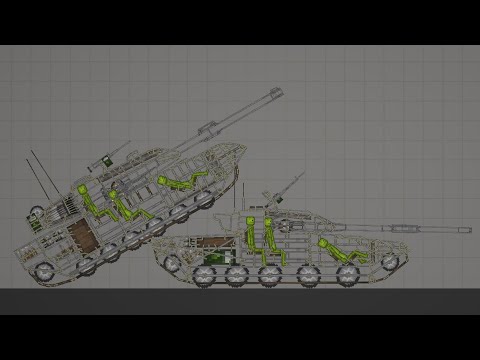 T72B3 Vs M1A2 Abrams [ Melon Playground ]