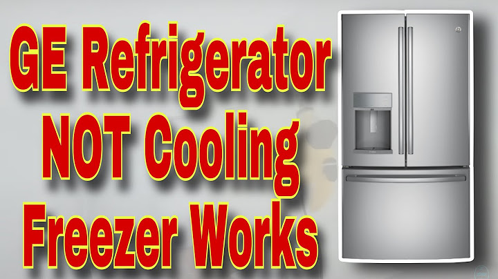 Ge cafe refrigerator not cooling but freezer working