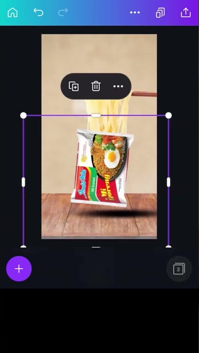 Desain Promosi Indomie Motion Graphic Animasi Canva | Canva Animation