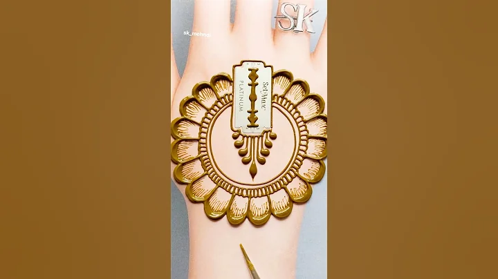 Very Simple Mehndi designs  | Easy Mehndi Design  | #mehndi #skmehandi