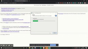 R and RStudio installation for Windows