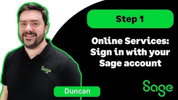 Sage 50 Payroll (UK): Online Services - Sign in with your Sage account