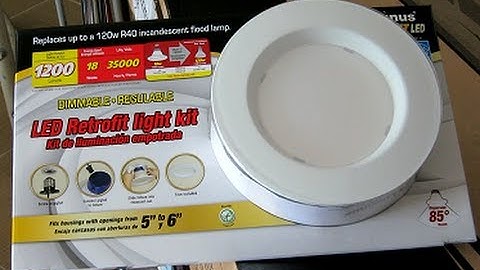 How  to install the Costco LED Retrofit Light Kit