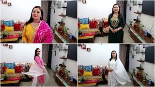 Teej , Rakhi  special & daily , office  wear kurti haul starts ₹ 400...