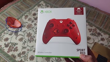 NEW SPORTS RED"Microsoft Xbox 360 Gaming Controller Unboxing & Review, Gameplay Hindi