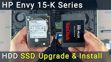 How to Install SSD or HDD in HP Envy 15-K Series – Full DIY Tutorial