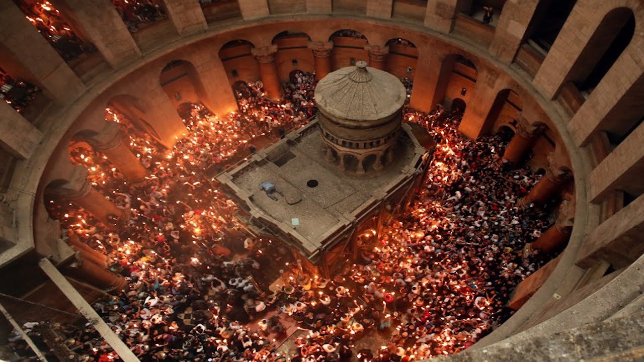 Чудо Святого Огня, Иерусалим 