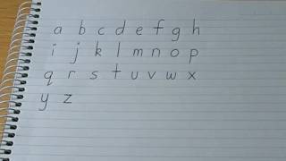 Neat Handwriting | Handwriting Practice | Small Letters | Alphabet a to z