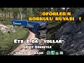 ŞOFÖRLERİN KORKULU RÜYASI: ÇİFT DORSEYLE VİRAJLI YOLLAR! 🚛⛰️  #ets2 #pov