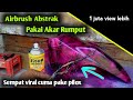 Airbrush motif petir pake akar rumput‼️fajar custom paint