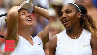 Simona halep stuns serena williams to win the wimbledon women's final
in straight sets 6-2, 6-2. claims her second major championship and
prevents will...