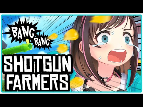 野菜が武器になるFPS！ニワトリを守り抜け！【Shotgun Farmers】[ENG SUB]