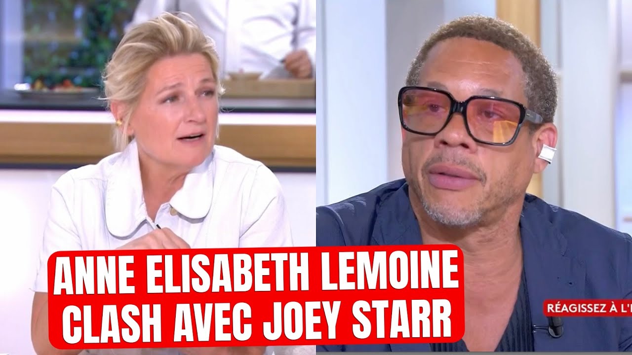 Ce moment gênant entre Anne-Elisabeth Lemoine et Joey Starr va vous surprendre !