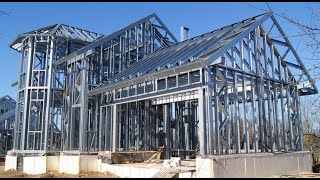 Light gauge steel frame construction system with non autoclaved lightweight aerated concrete infill