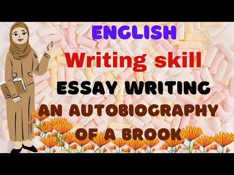 write a short autobiography of a brook