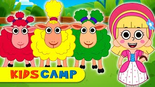5 cute sheep jumping in the shed learning numbers more nursery rhymes for kids kidscamp