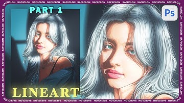 [ Photoshop Tutorial ] KARIMOVA ELINA Vexel Art [ PART 1 - LINEART ]