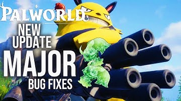 Latest Palworld update fixes game breaking bugs