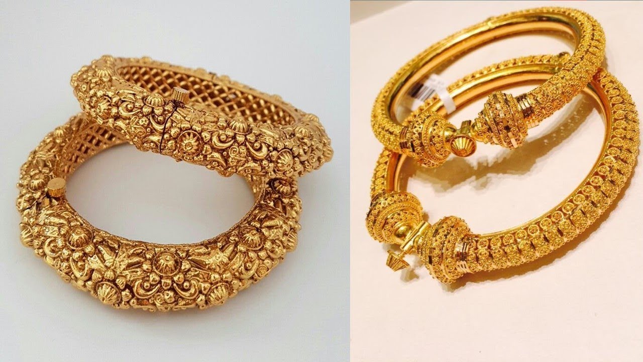 Traditional Gold Kada Designs | vlr.eng.br