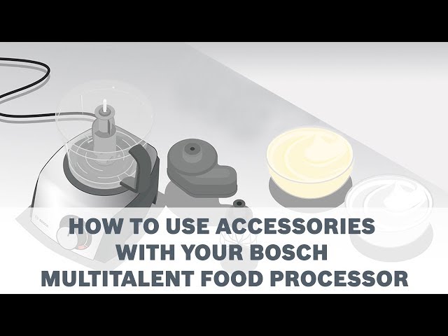 Citrus Press - Bosch MultiTalent Food Processor Accessories User Guide 