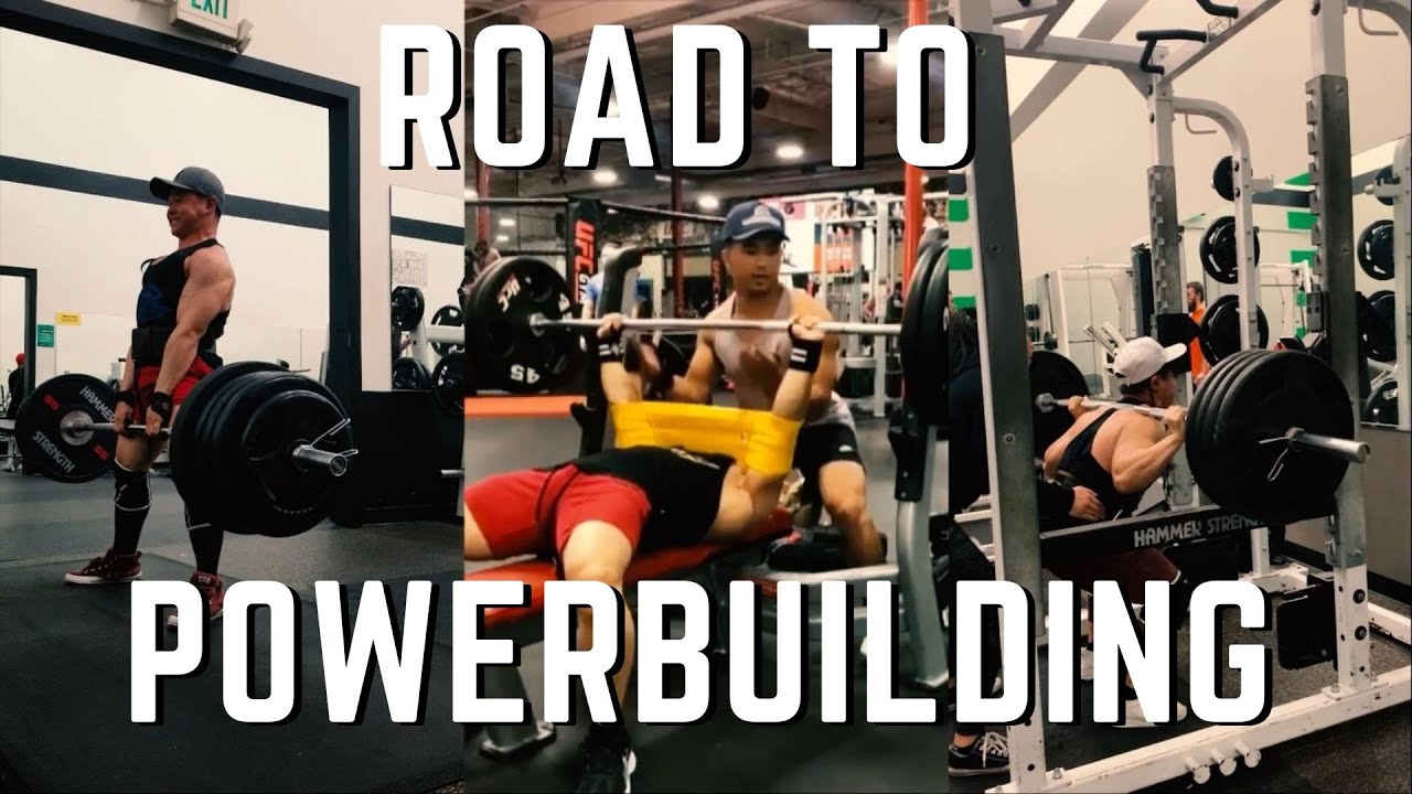 Road to Powerbuilding Bodybuilder's first powerlifting meet VLOG 1