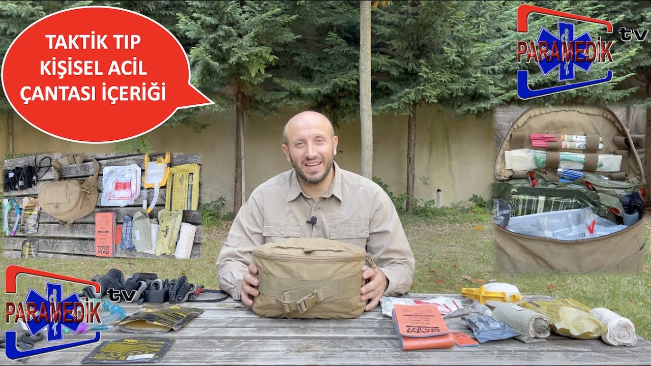Taktik Tıpta Kullanılan Kişisel Acil Çantası İçeriği
