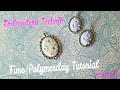 Fimo Embroidery Technique/Applique Technik TUTORIAL *Krikreativ* Polymerclay Jewellery Tutorial