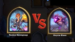 Varden Dawngrasp vs Onyxia Risen | Challenge 7-8 | Book of the Mercenaries (Hearthstone Gameplay) screenshot 4