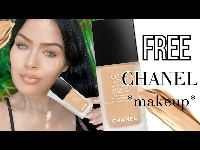 FREE * CHANEL Makeup ?! Testing Chanel CHANEL Ultra Le Teint Foundation I  Luxury Makeup Review 