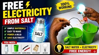 Free Electricity Energy from Salt Fk Tech