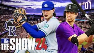 This will be a ROCKIE Rebuild!! (Get it?) MLB the Show 24 Draft Only Rockies Franchise E.1