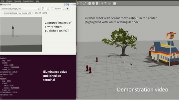 ROS Tutorial Demo - Creating Custom Robot in Gazebo Simulation