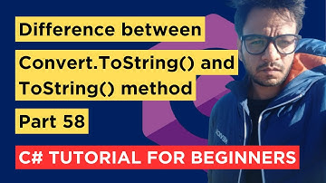 C# - Part 58 - Difference between ToString() and Convert.ToString() Method - Tutorial For Beginners