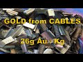 GOLD from cables (FFC) 26g Au / kg