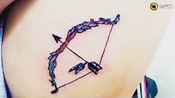 Best Bow and arrow Tattoo Design Idea 