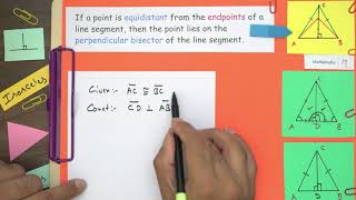 Famous Converse of perpendicular bisector theorem and its proof Profile